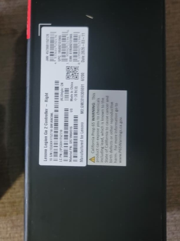 Lenovo Legion Go 2 RIGHT Controller – BRAND NEW, SHIPS FREE