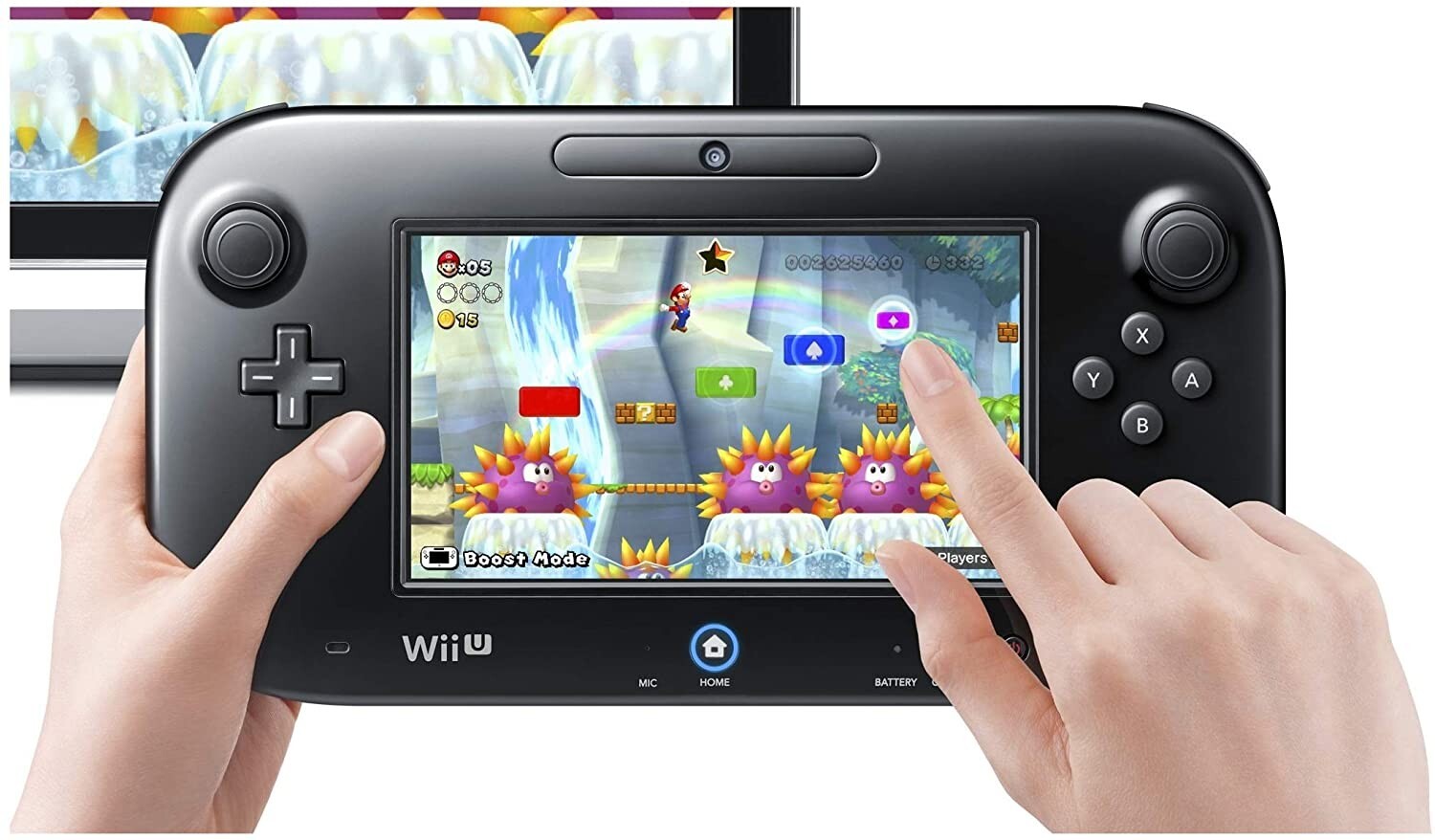 Nintendo Wii U Gamepad Controller Only WUP-010 (USA) Black – Free shipping~