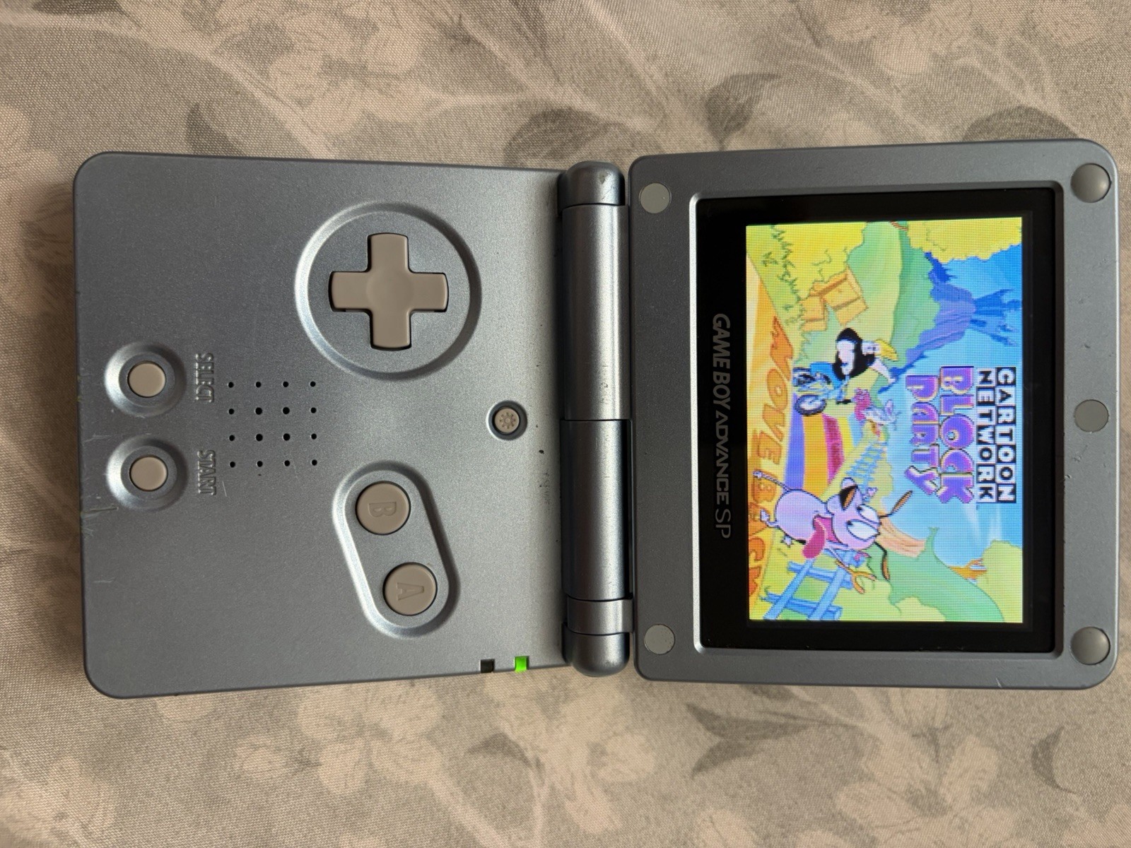 Nintendo Game Boy Advance SP Handheld Console – Pearl Blue AGS-101