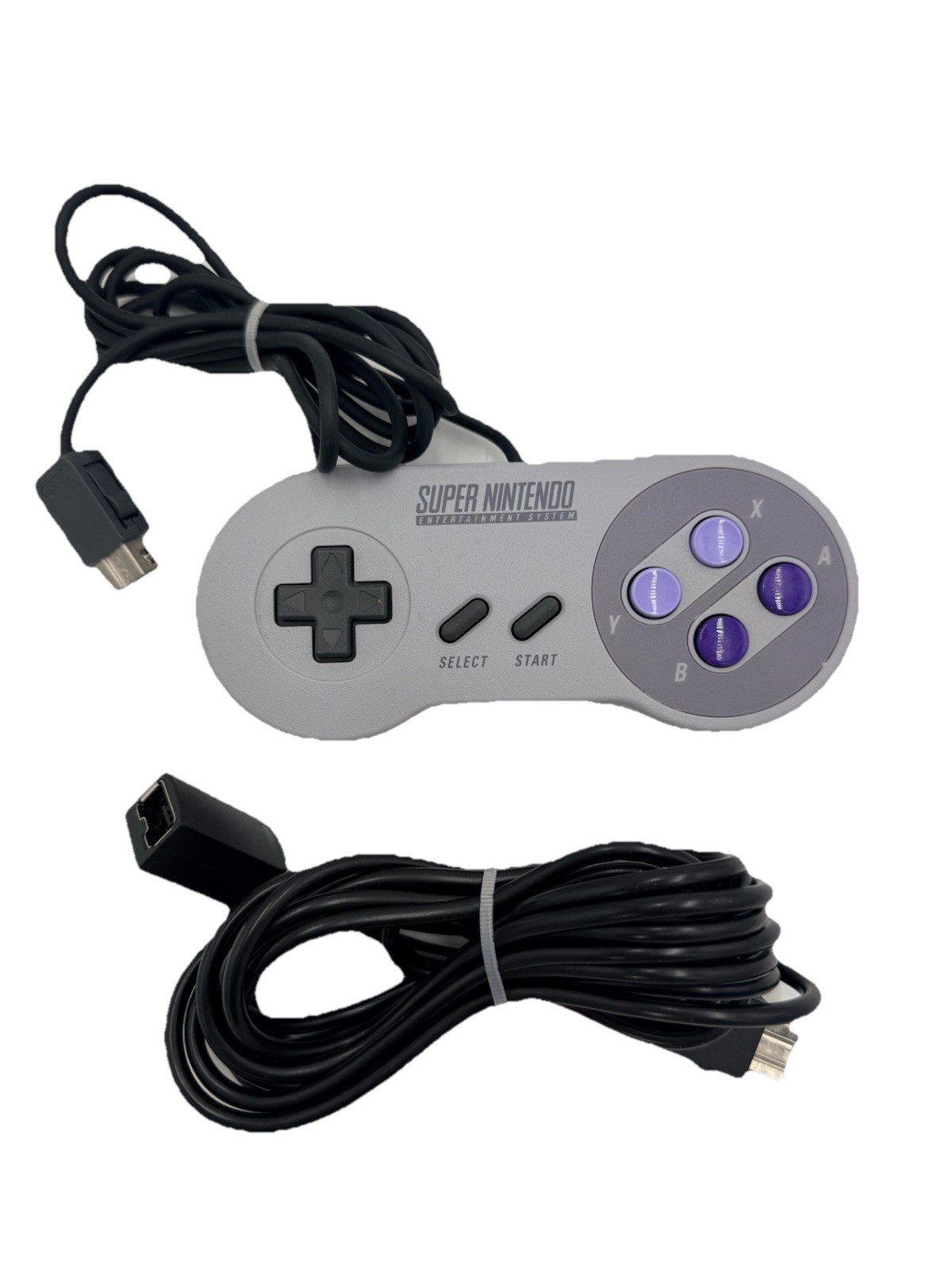 Super Nintendo SNES Classic Mini OEM Authentic CLV-202 Controller VG w/Ext Cord
