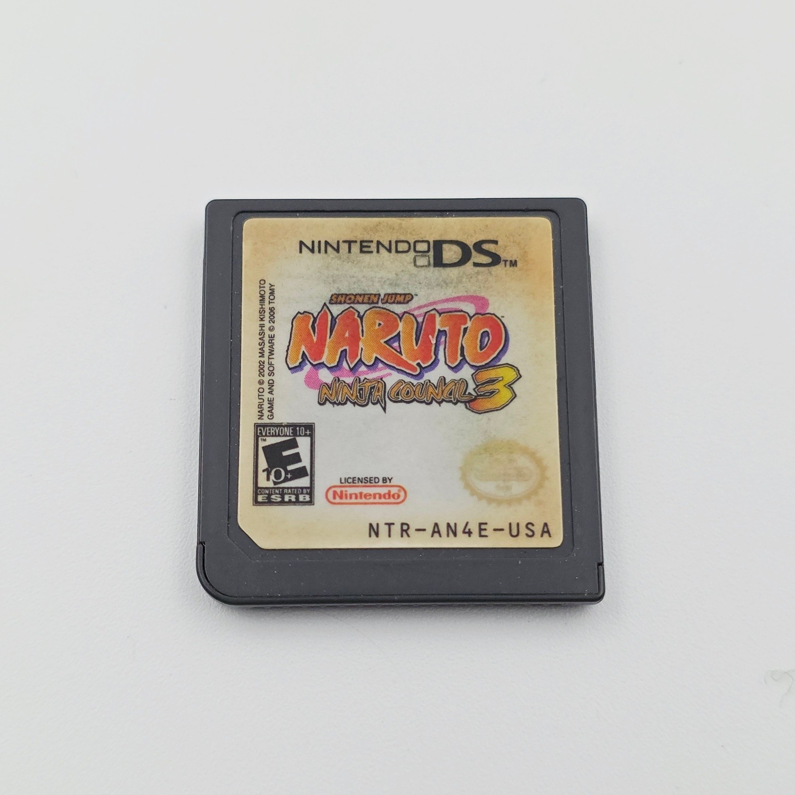 Naruto Ninja Council 3 Nintendo DS Game Manuals Booklets Case Cartridge
