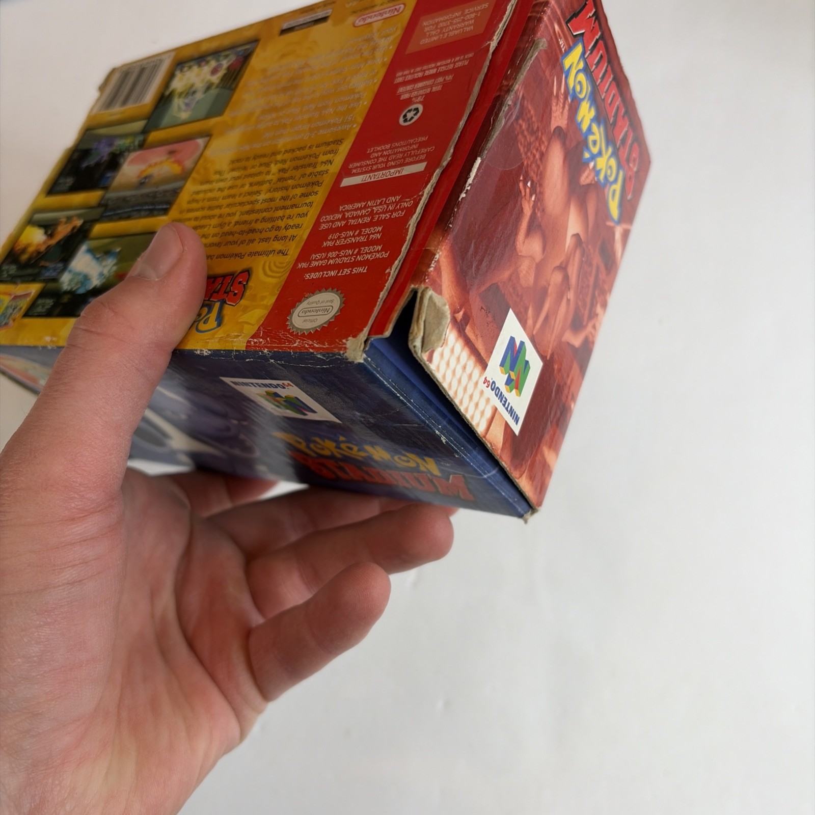 Pokemon Stadium – Nintendo 64 Big Box w/ Transfer Pak (Tested)
