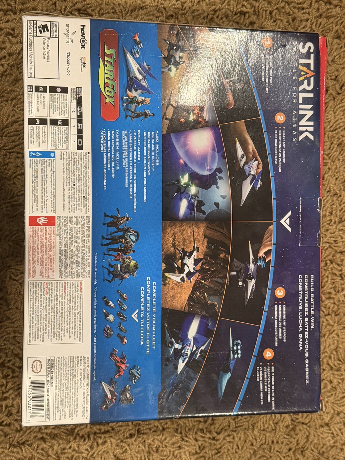 Nintendo Switch Starlink Battle for Atlas Starfox Starter Pack New Star Fox