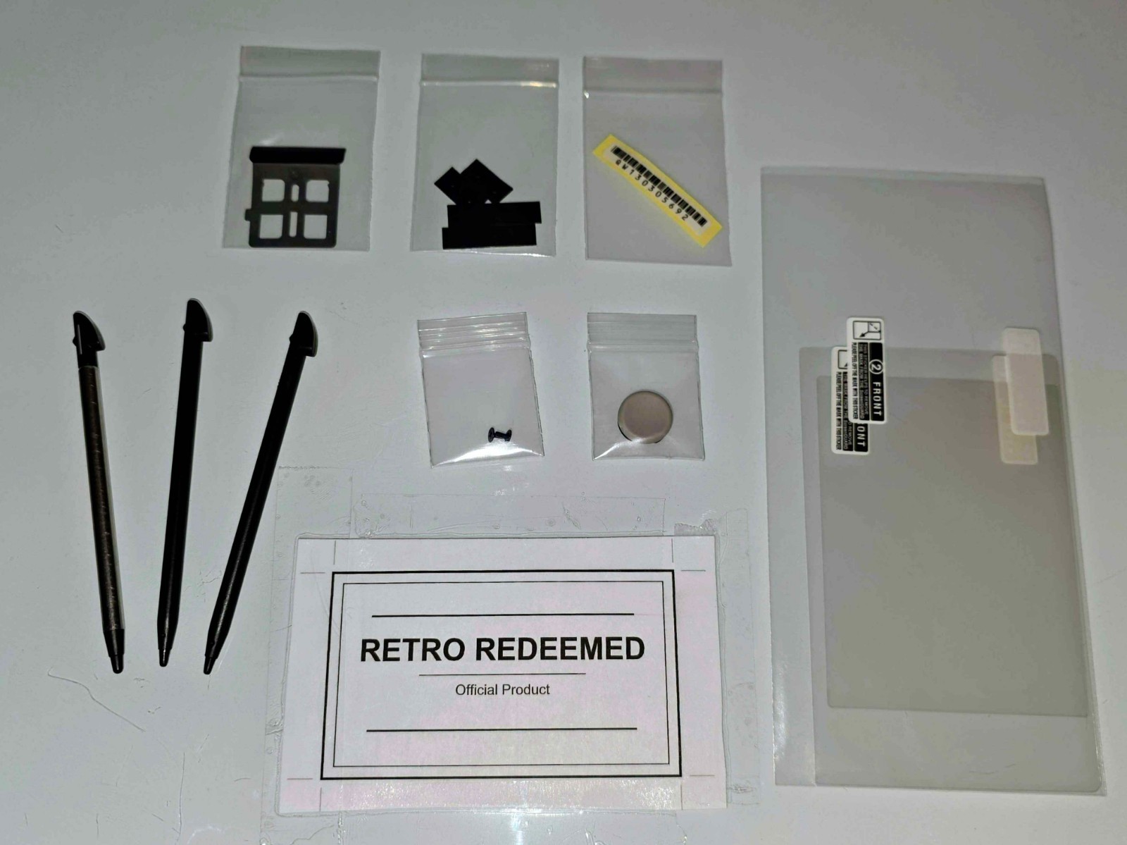 Nintendo 3DS XL Shell Replacement Original OEM Red Black White Restoration Kit