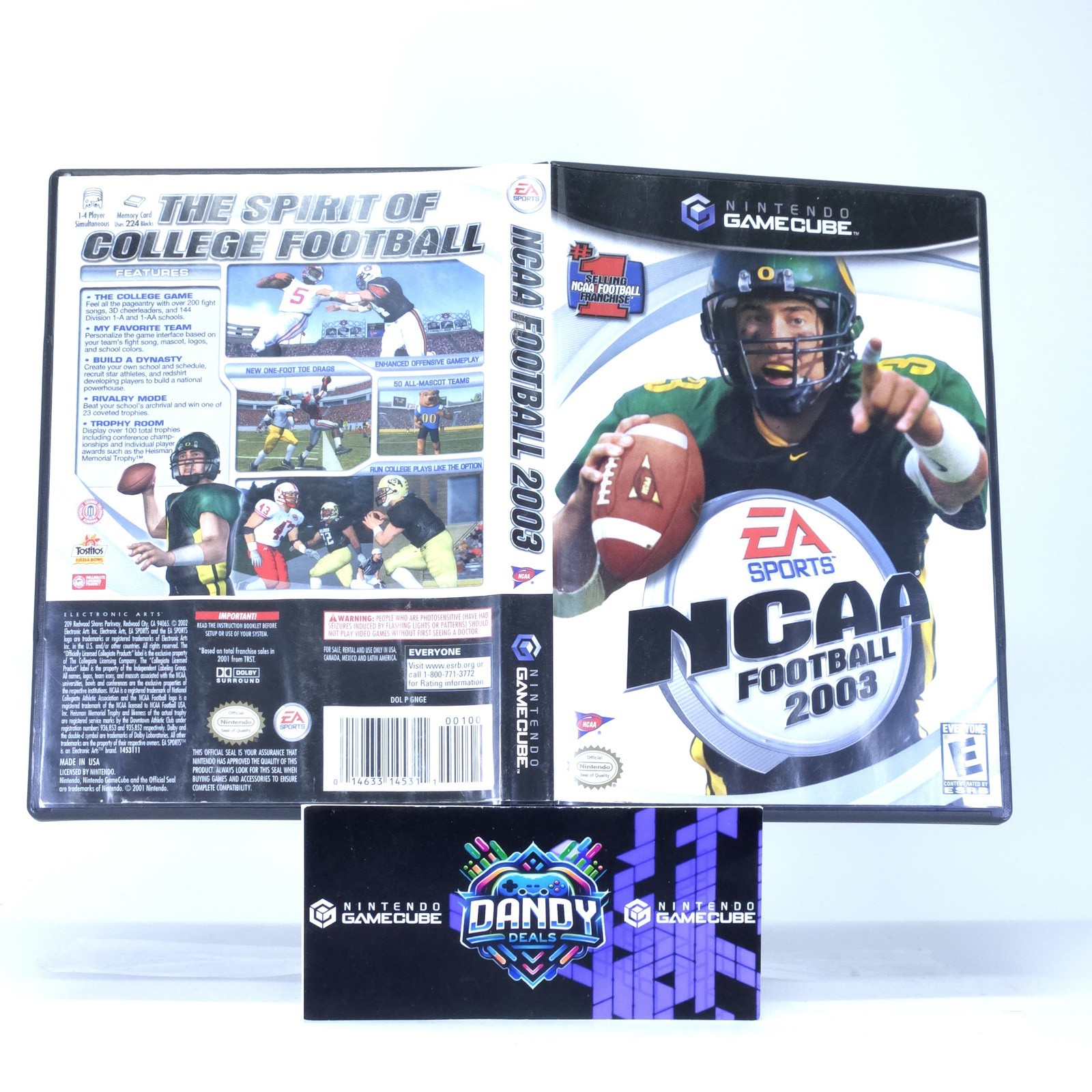 NCAA Football 2003 GC CIB W/ Manual – GameCube