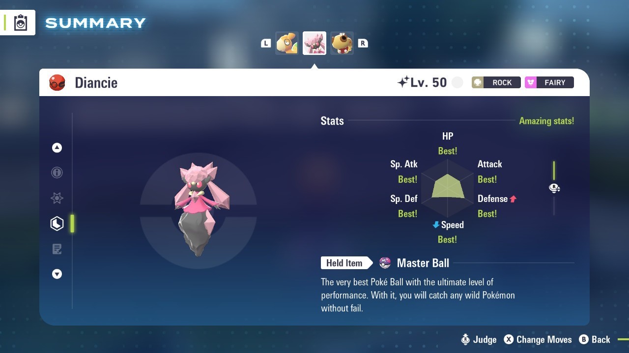 Choose Low Level Legendary Pokemon Shiny or Non-Shiny Legendaries Legends Z-A ZA