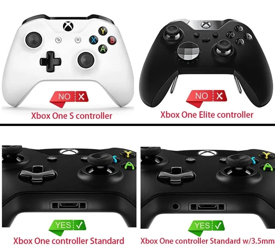 New Full Set Buttons Replacement Parts for Xbox One Controller 3.5 mm Jack Elite