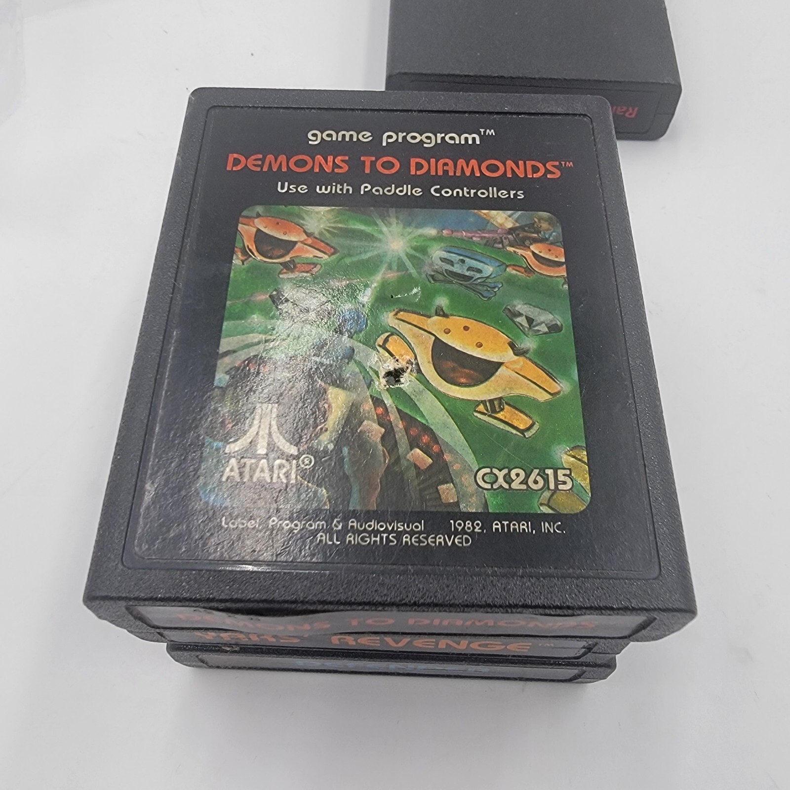 RAIDERS of the LOST ARK Yar’s Revenge DEFENDER Demons to DIamonds Atari 2600