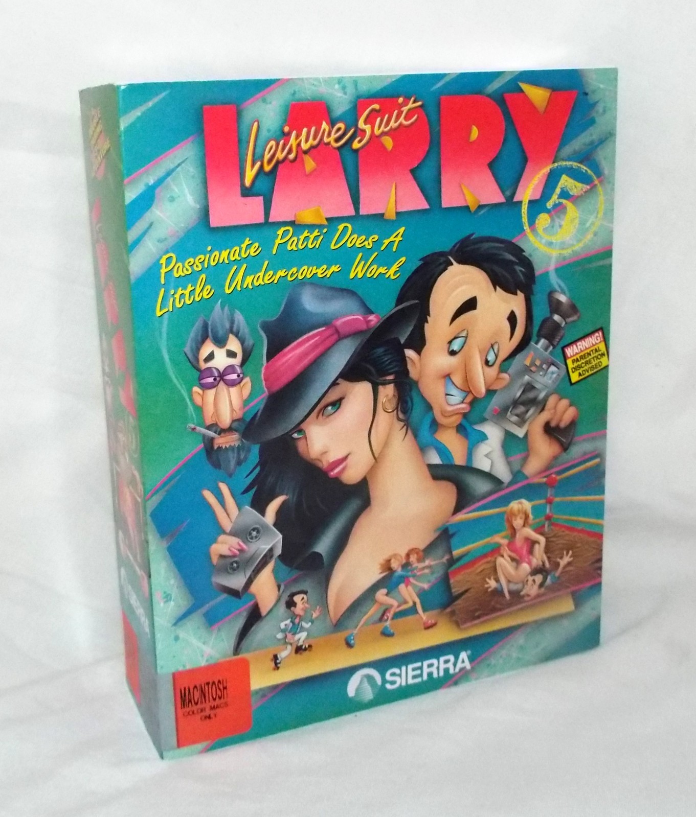 Sierra Leisure Suit Larry 5: Passionate Patti (MACINTOSH 1991) COMP Vintage Game