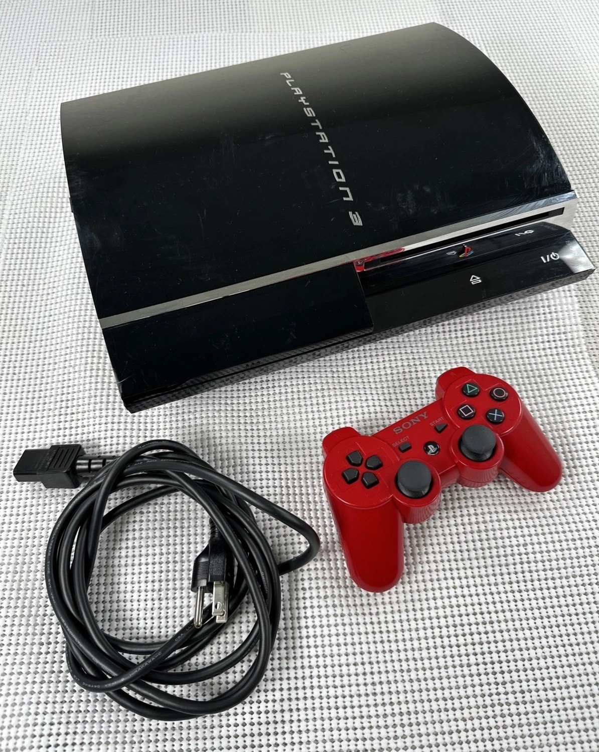 Sony PlayStation 3 PS3 Fat CECHA1 60GB Backwards Compatible PS2