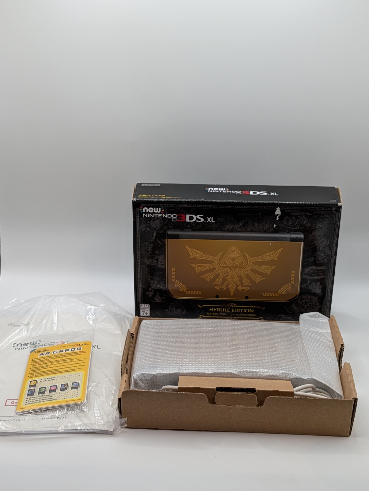 New Nintendo 3DS XL Hyrule Edition – Complete In Box Rare Excellent Condition