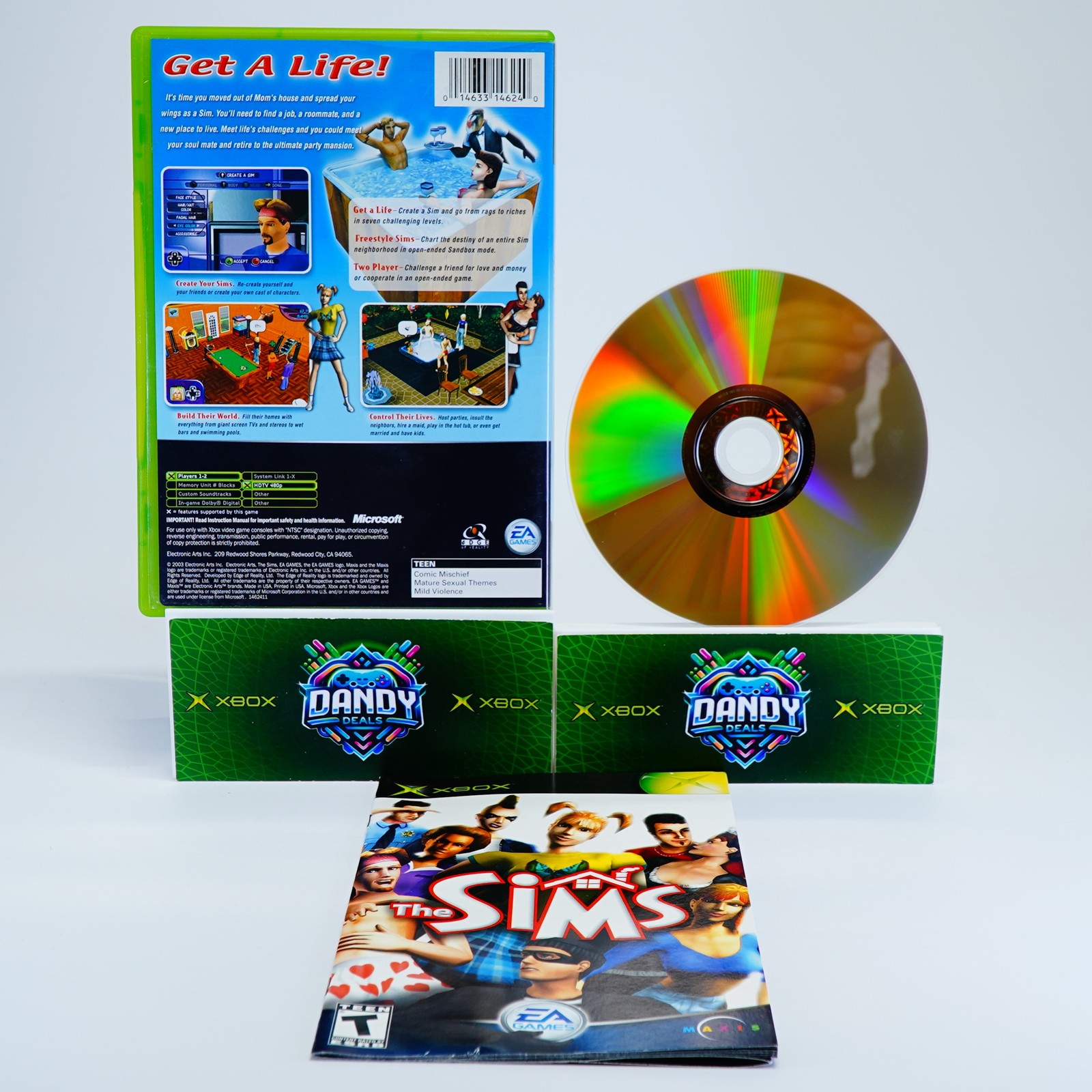 The Sims CIB W/ Manual – Xbox