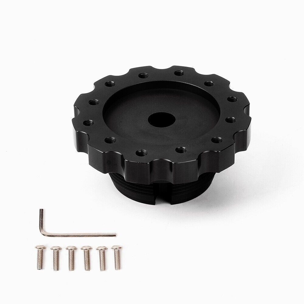 New Black/Red 74mm Steering Wheel Adapter Converter for PXN V10 Steering Wheel