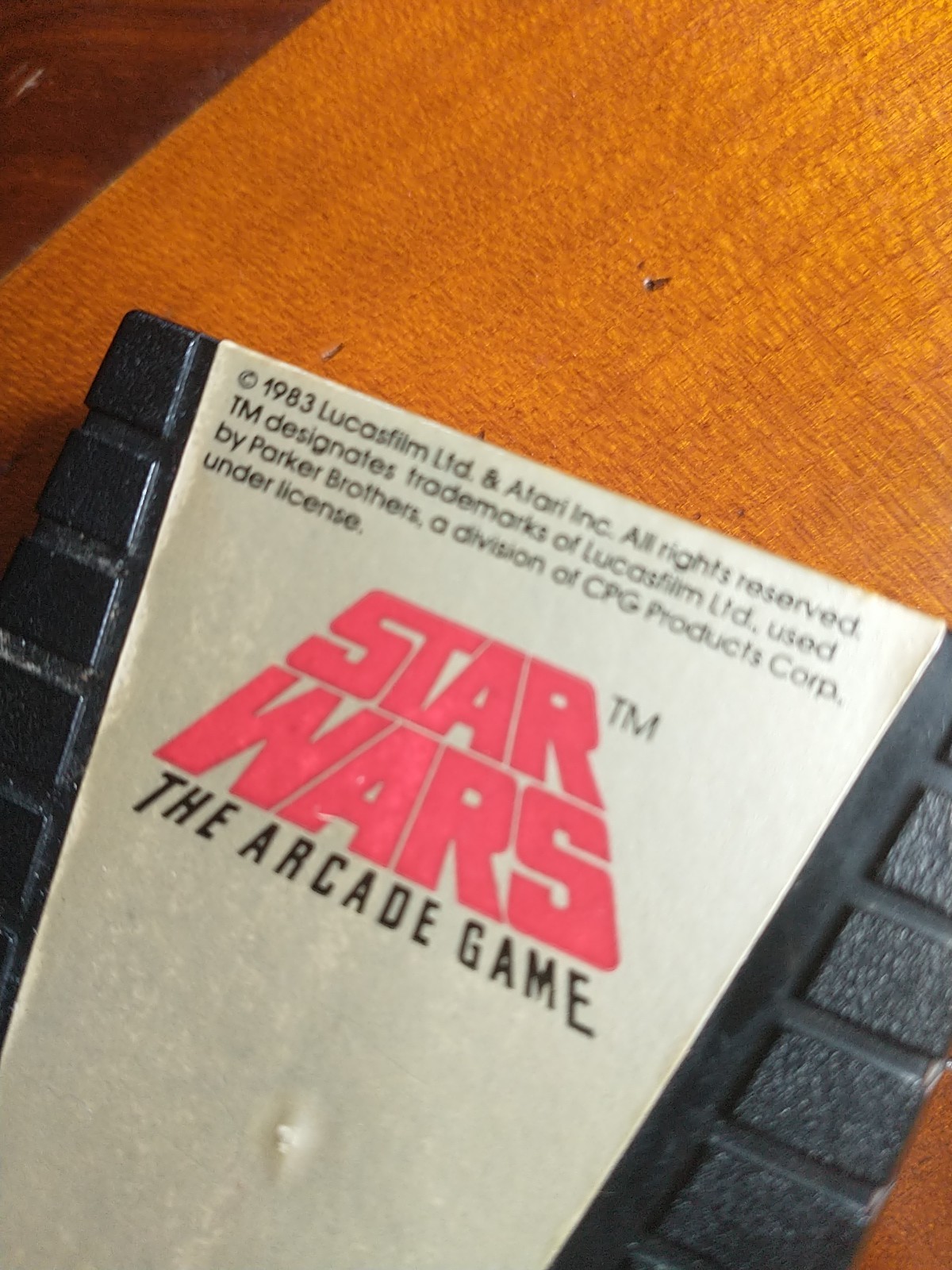 1983 Star Wars THE ARCADE GAME Colecovision Cartridge Only Parker Brothers