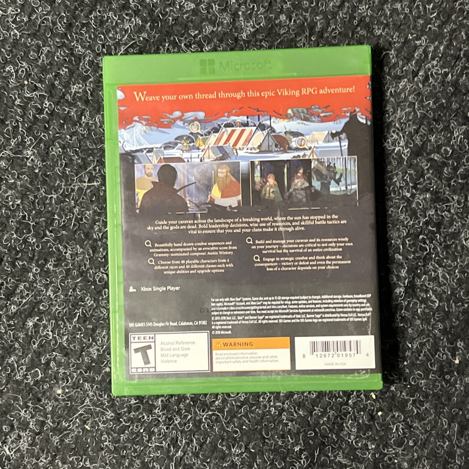 The Banner Saga Trilogy [ Bonus Edition ] (XBOX ONE) Cib