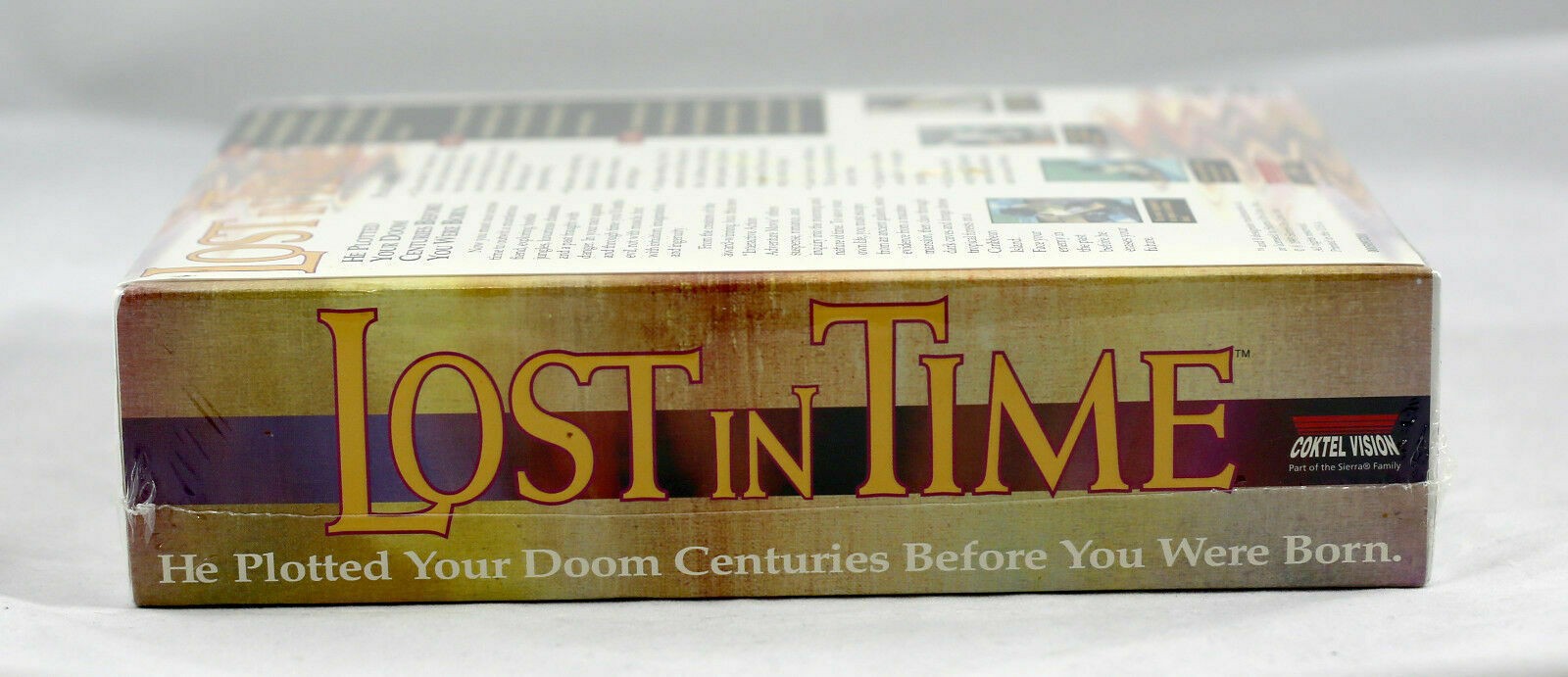 SEALED 1993 Lost in Time Coktel Vision Sierra MS-DOS 3.5″ Floppy Big Box PC