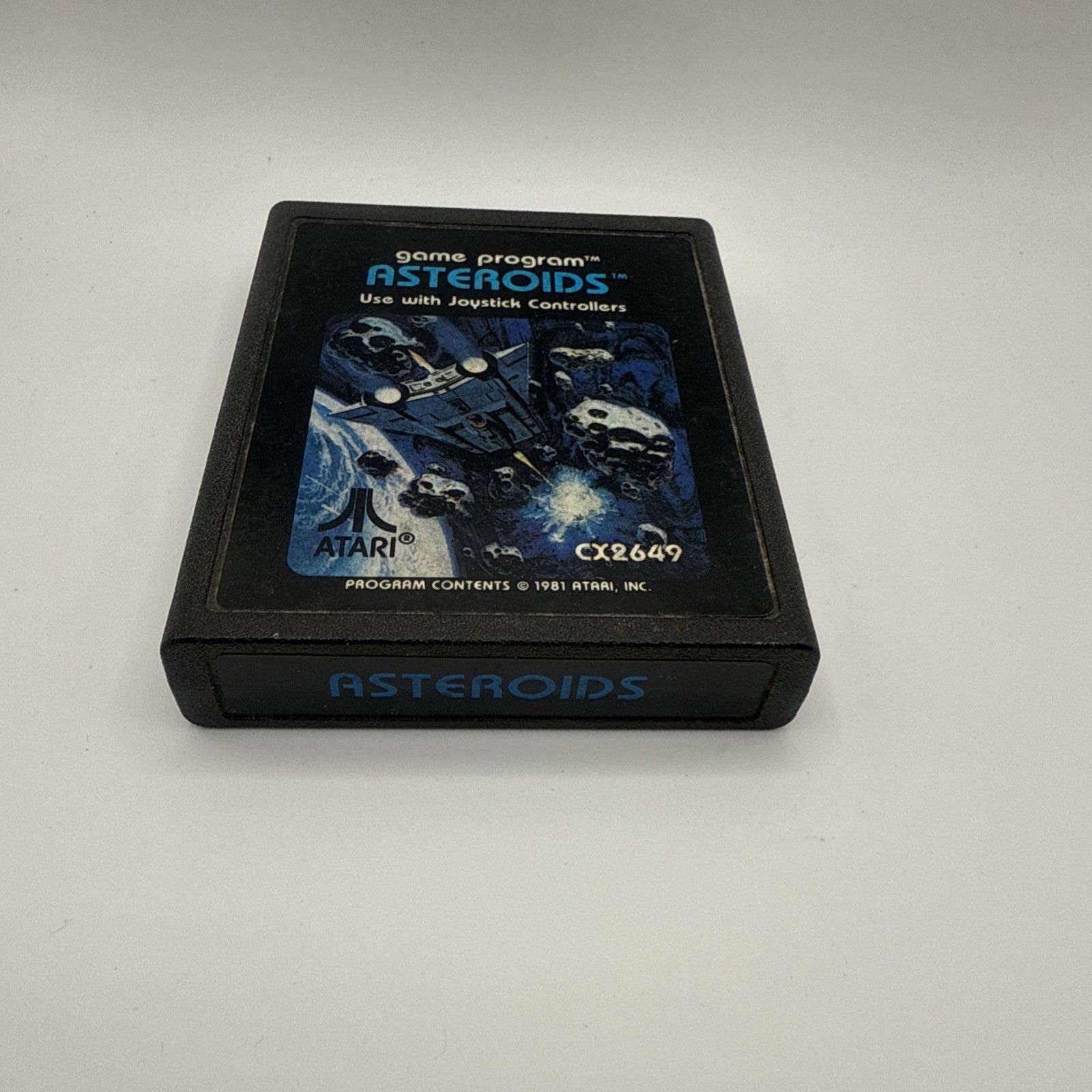 Asteroids Atari 2600 CX2649 1981 Video Game.