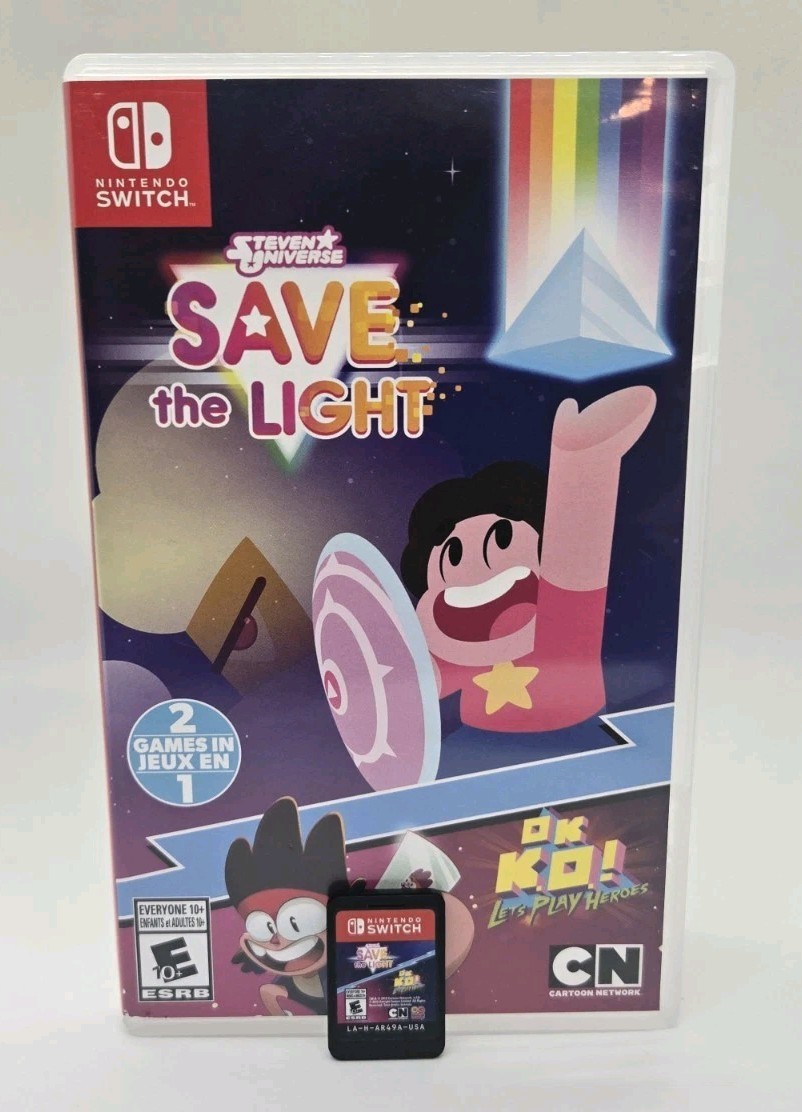 Steven Universe: Save the Light/OK K.O.! Let’s Play Heroes (Switch, 2019) CIB