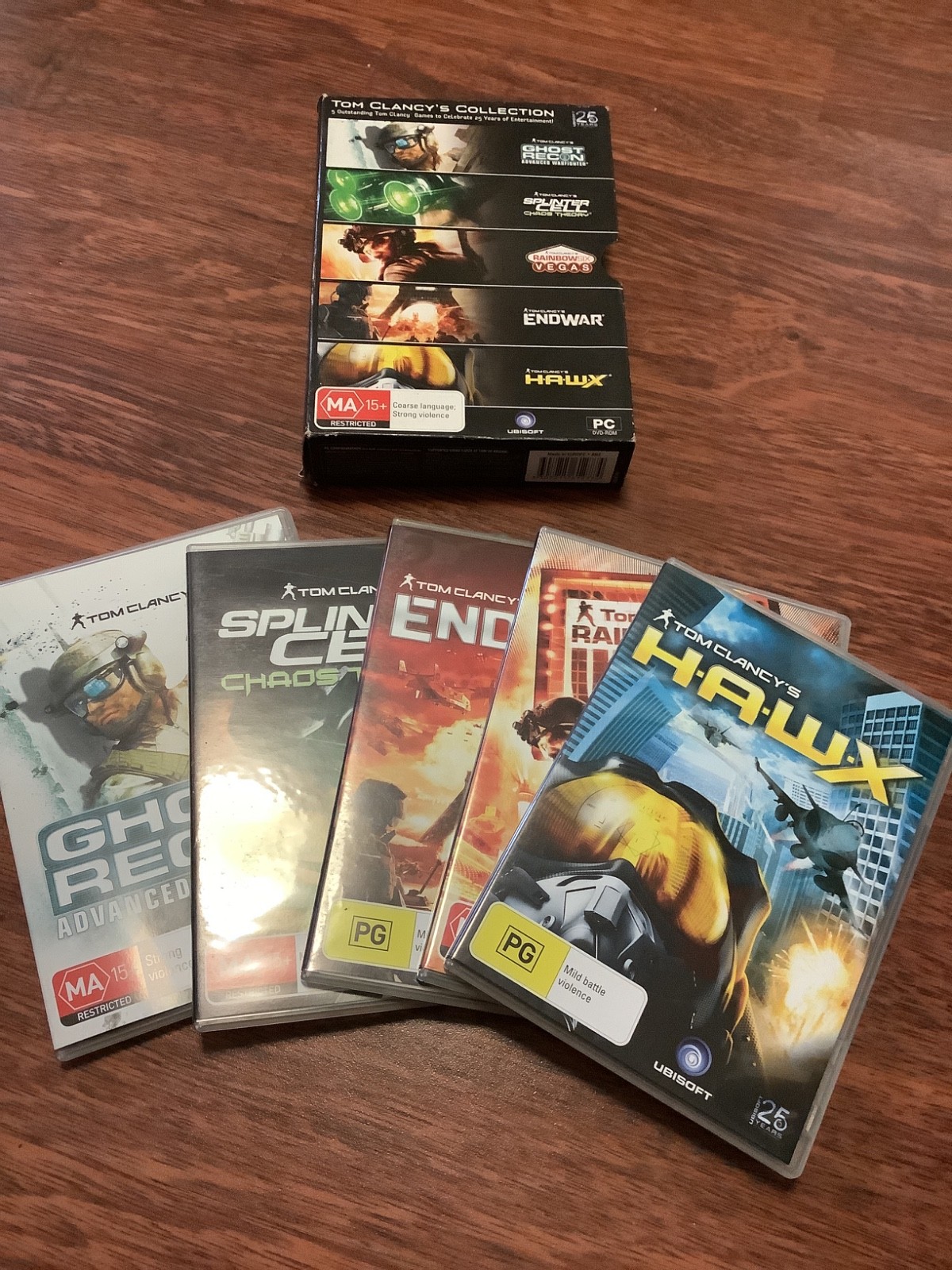 TOM CLANCY’S COLLECTION PC DVD-ROM 2011 UBISOFT MA15+