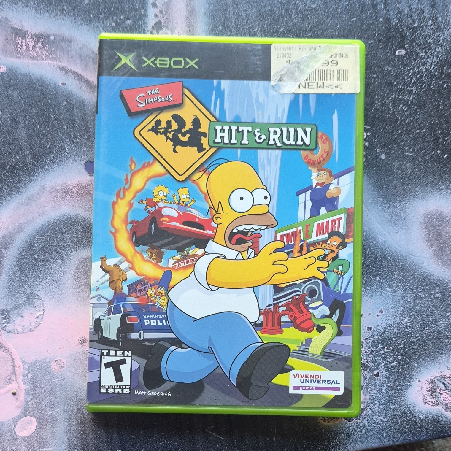Vivendi Universal The Simpsons: Hit & Run Xbox T-Teen NTSC-U/C Case & Disc