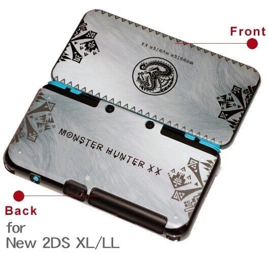 Snap on Case Cover Shell for Nintendo New 2DS XL/LL Double Sides Designs