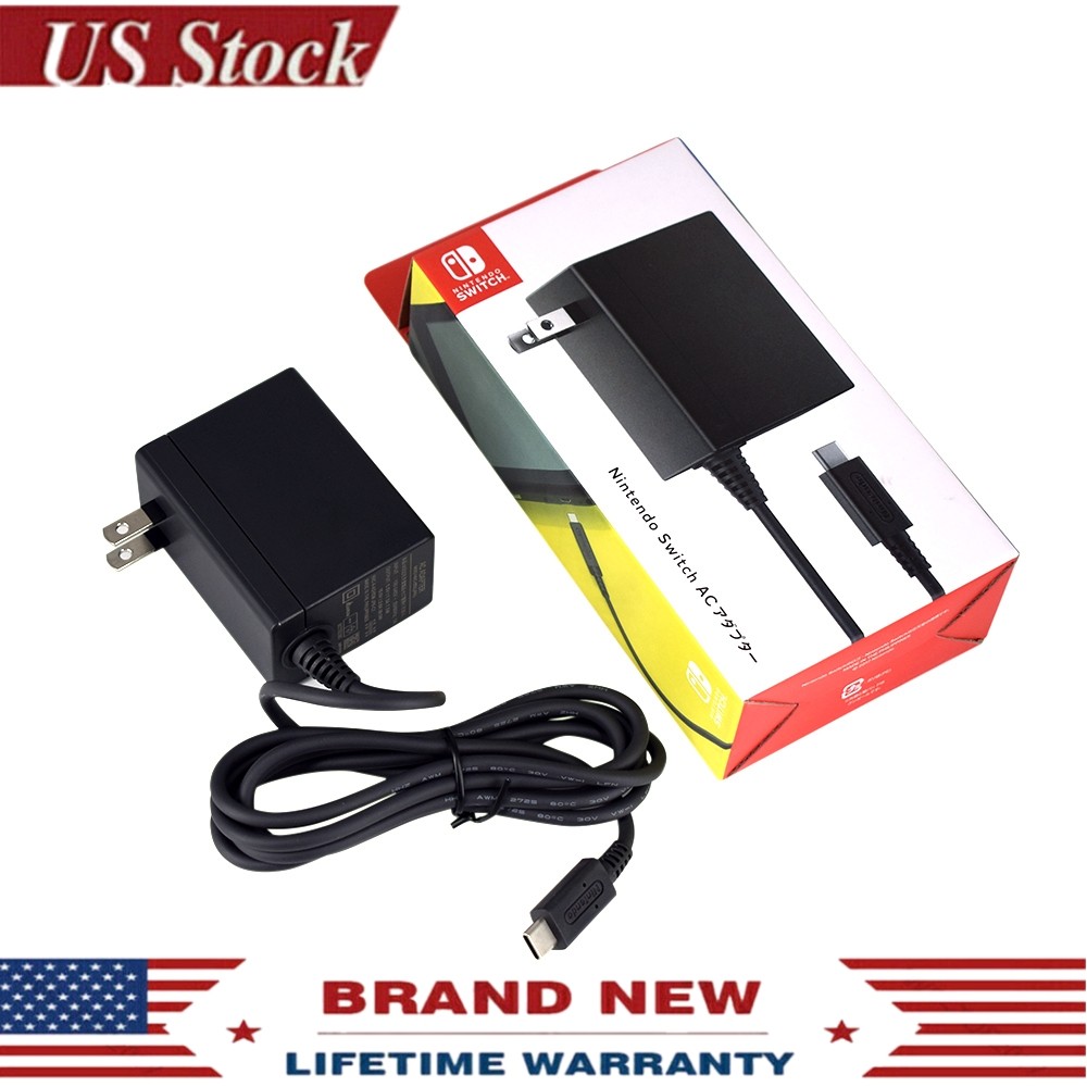 New Official Nintendo Switch +OLED AC Power Adapter Supply OEM Charger HAC-002