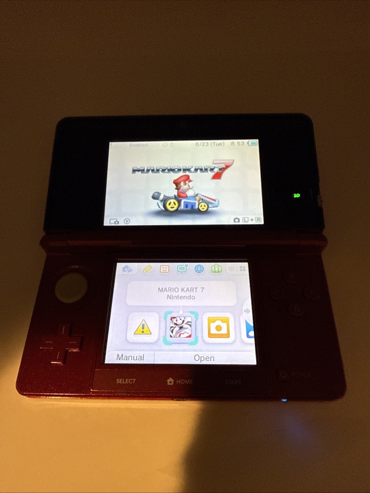 Nintendo 3DS Handheld System – Flame Red CTR-001 (USA) Tested & Working