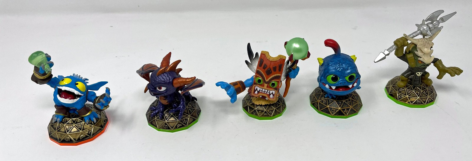 Skylanders Spyro’s Adventure Double Trouble Pop Fizz Spyro Wrecking Ball VooDood