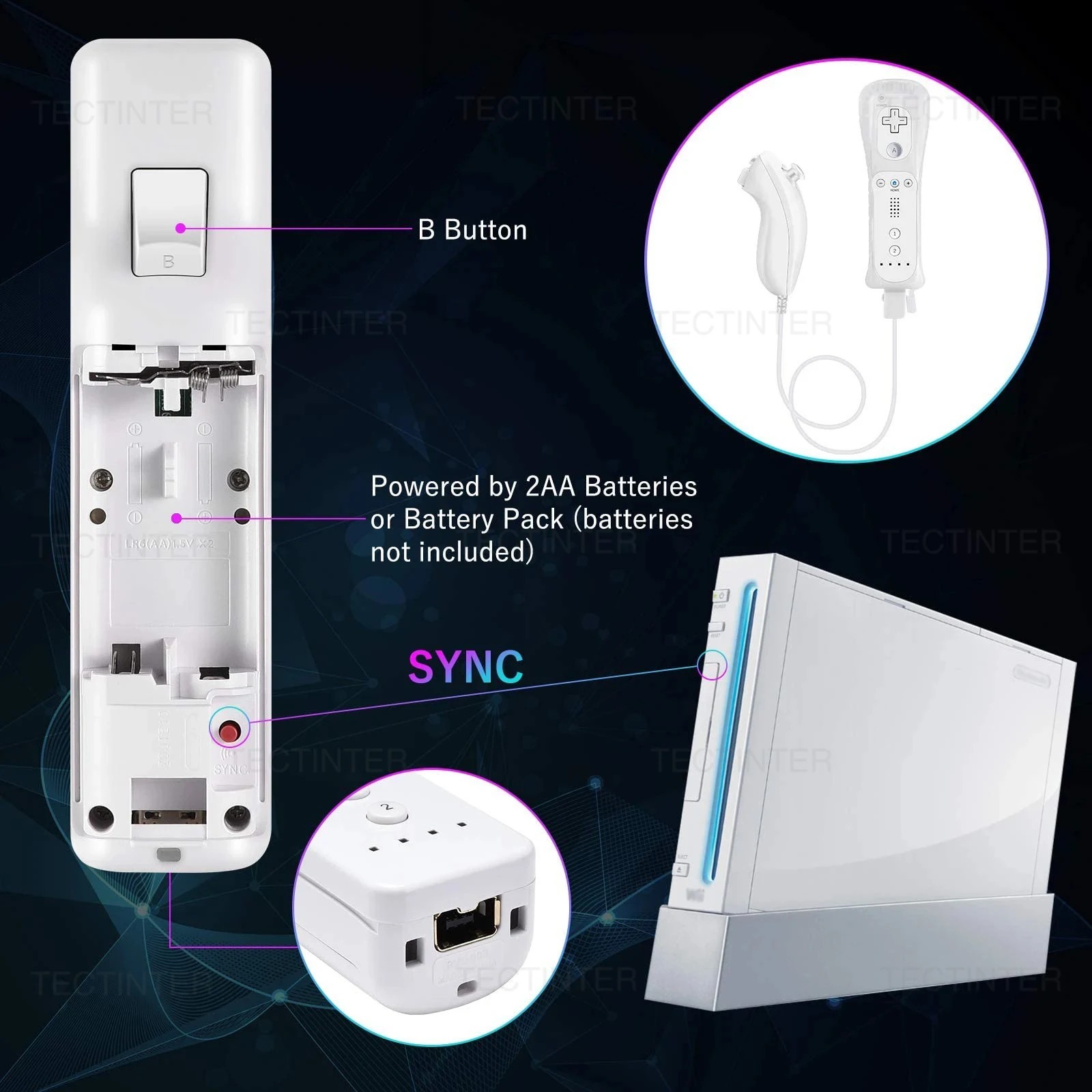 Nintendo Wii Controller Authentic OEM Wii Remote Motion Plus Pick Your Color