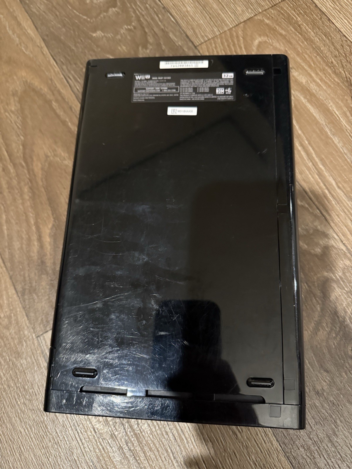 Nintendo Wii U WUP-101 Black Console 32GB w/ Gamepad WUP-010 Works TESTED