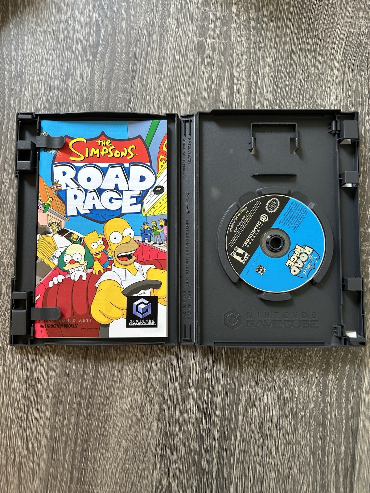 The Simpsons Road Rage Nintendo GameCube CIB Tested Black Label Manual Case