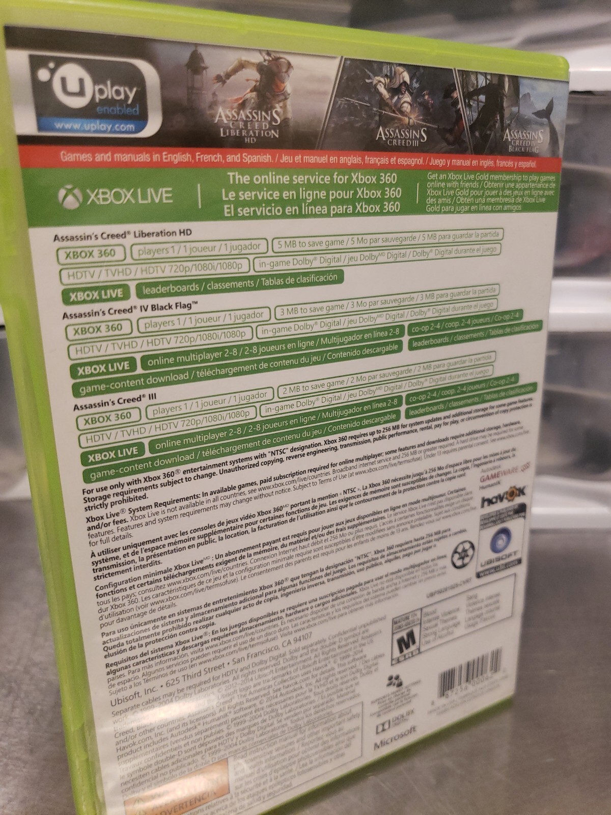 Assassin’s Creed The Americas Collection NOT SURE IF LIBERATION CODE is USED