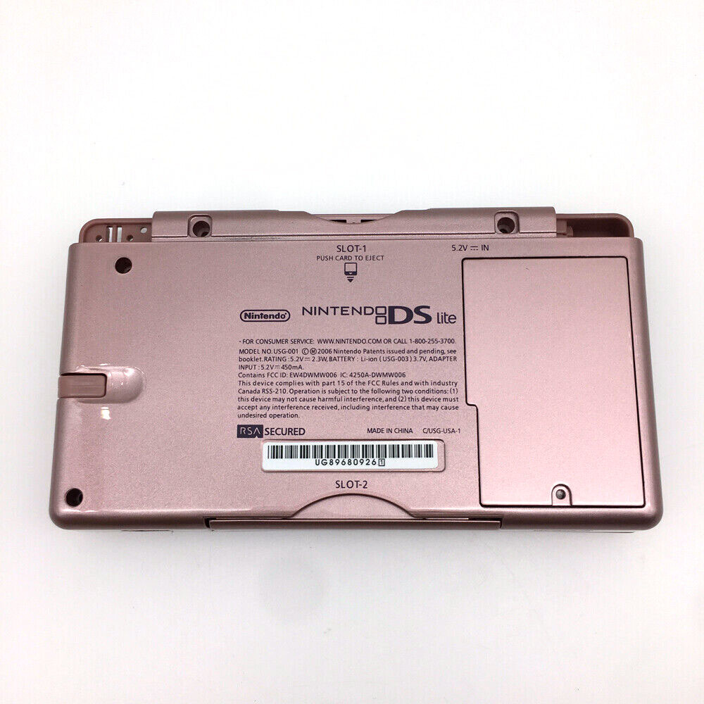 Full Set Replacement Rose Gold Housing Shell w/Tool for Nintendo DS Lite NDSL
