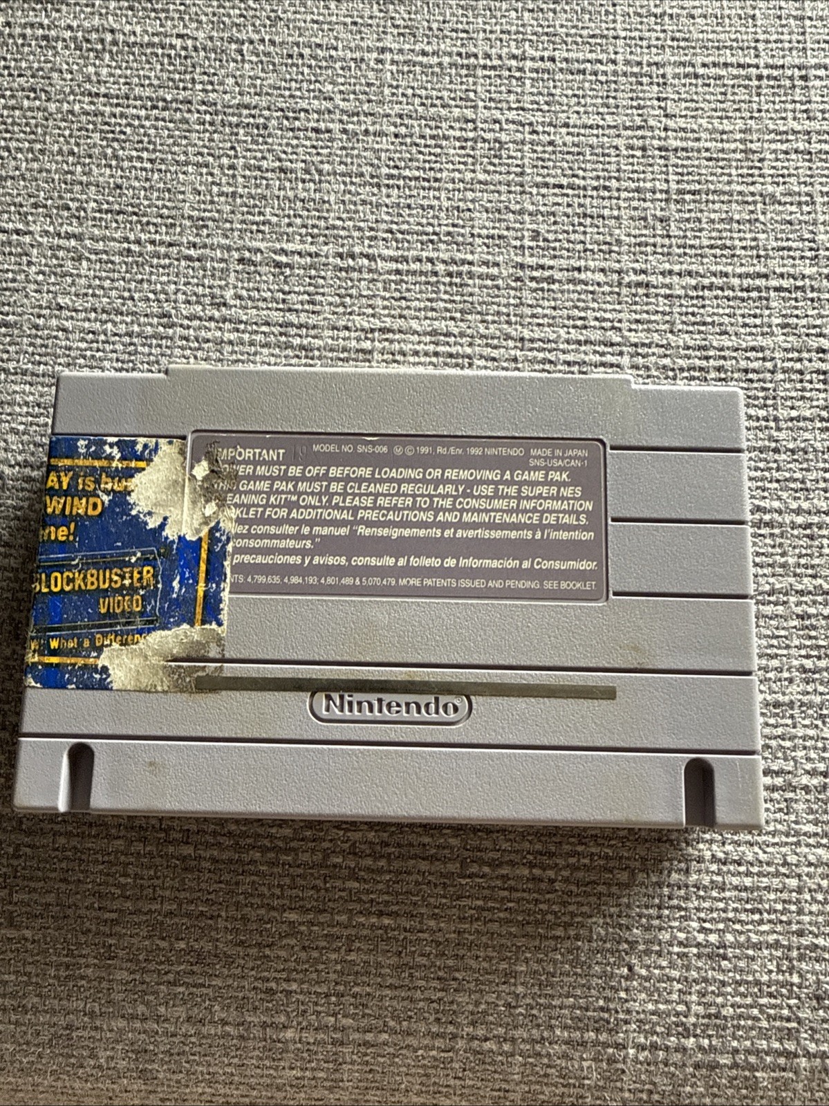 Natsume Championship Wrestling (Super Nintendo Entertainment System, 1994) SNES