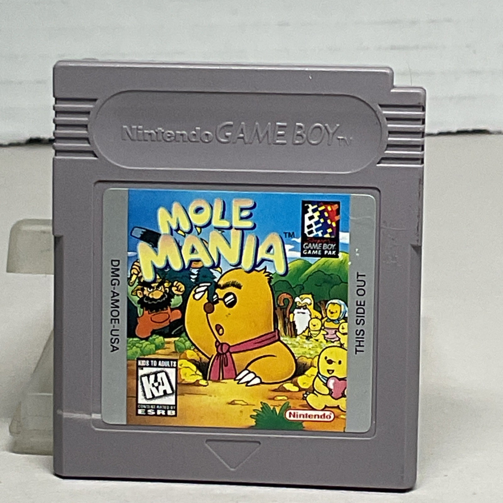 MOLE MANIA NINTENDO GAME BOY GAME CART ONLY!