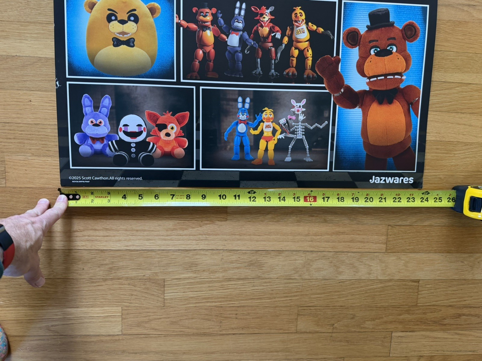Jazwares Five Nights At Freddy’s FNAF Gamestop Storefront 23.5×24 Promo Poster