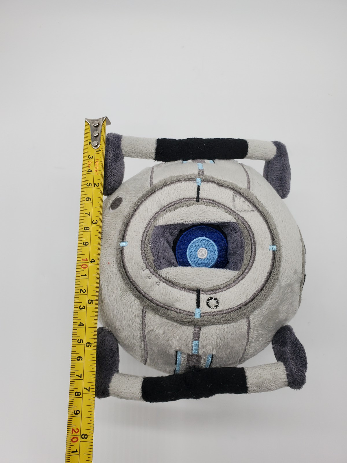 Valve Portal 2 Wheatley Personality Core Plush Official Toy Small 6-7” Some Wear