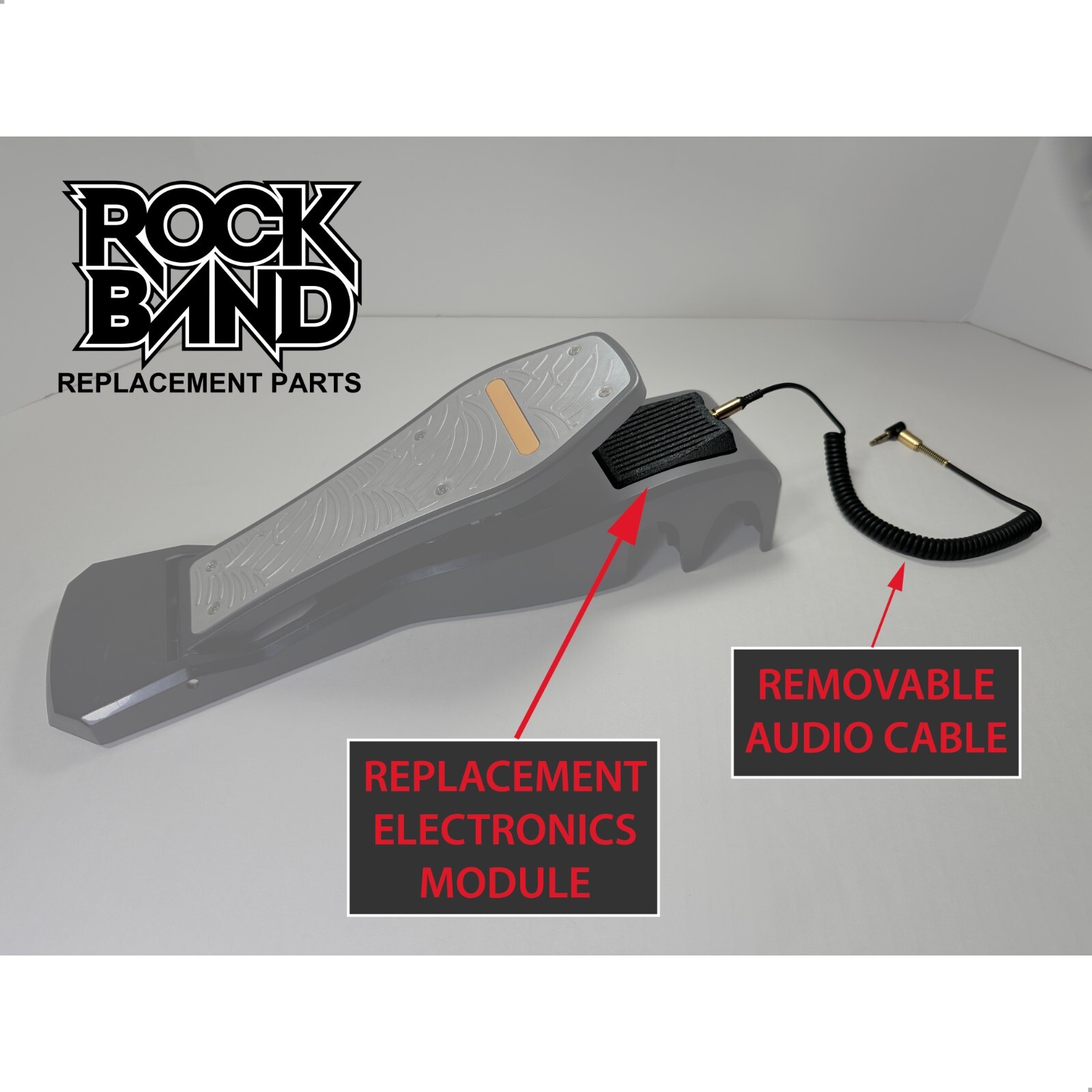 Rock Band Drum Pedal “NEW” Replacement Electronics Module – 3D Printed – Upgrade