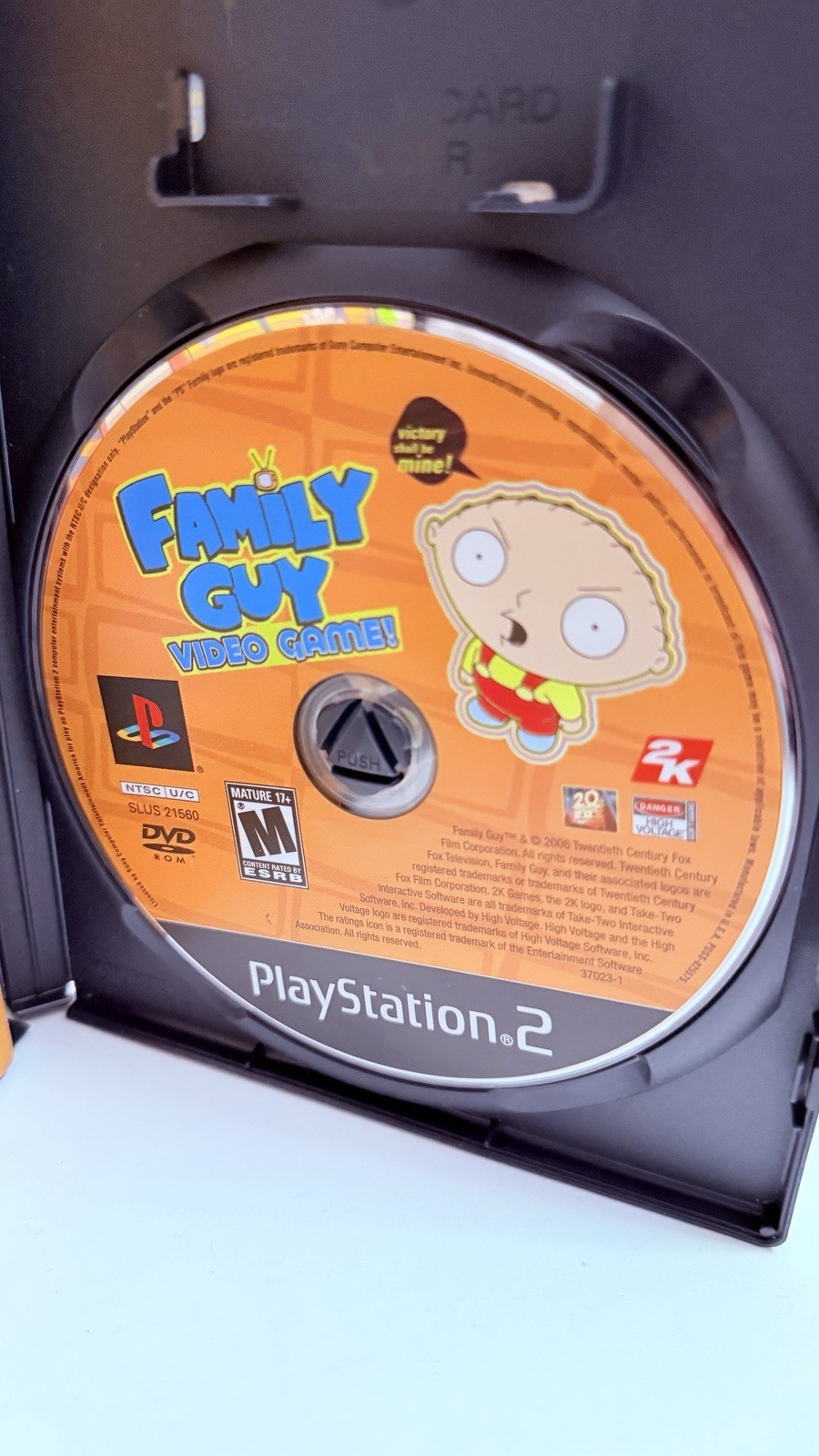 Family Guy Video Game PlayStation 2 With Case & Manual Tested & Works PS2