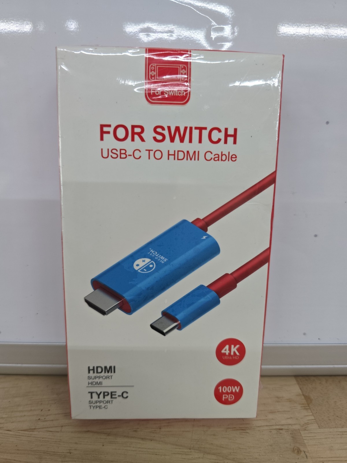 USB C to HDMI Cable for Nintendo Switch, 6.6FT 1080P@60Hz 100W PD Charging Port
