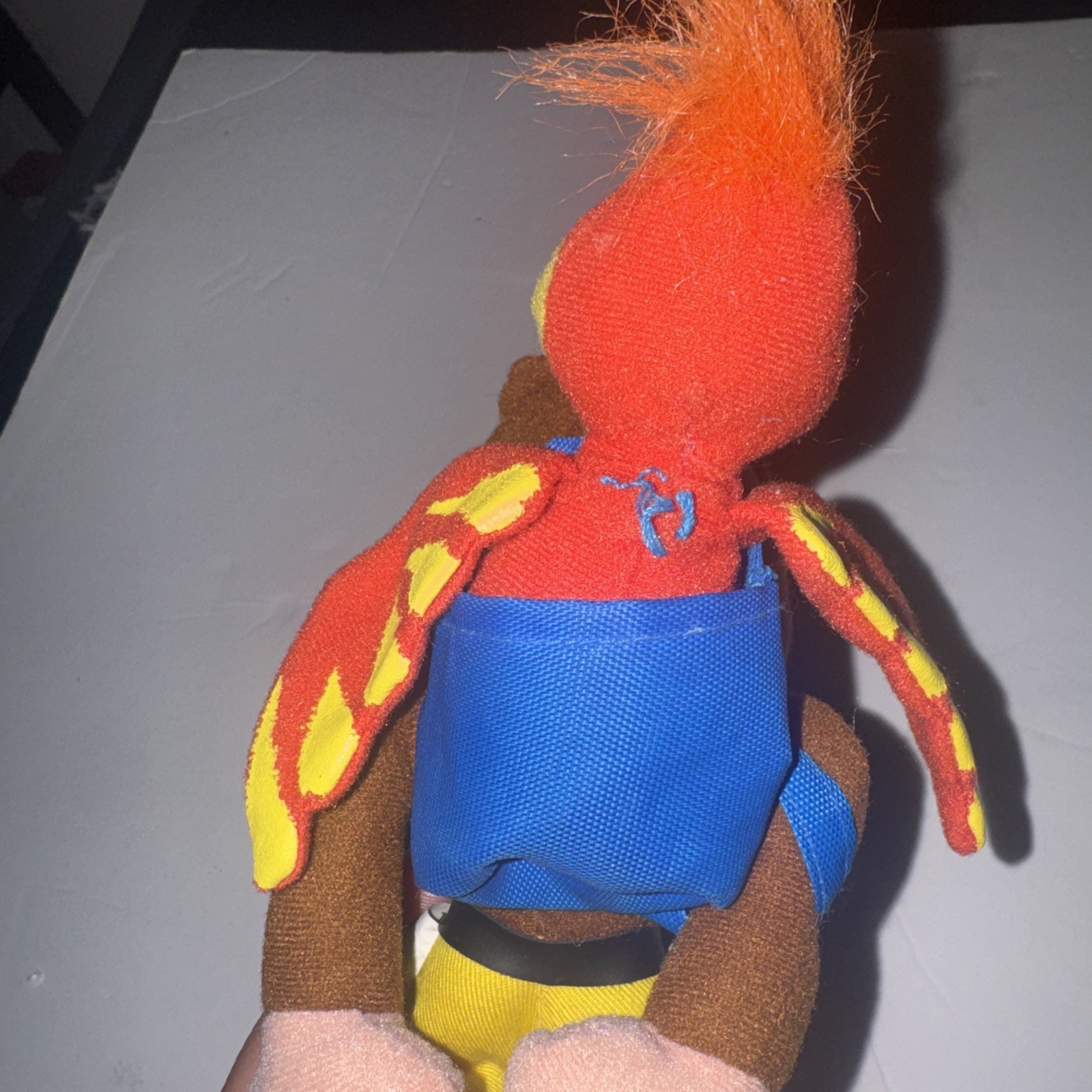 Vintage BD&A Banjo Kazooie Stuffed Animal Beanbag Plush 8” W/ Tag – Authentic