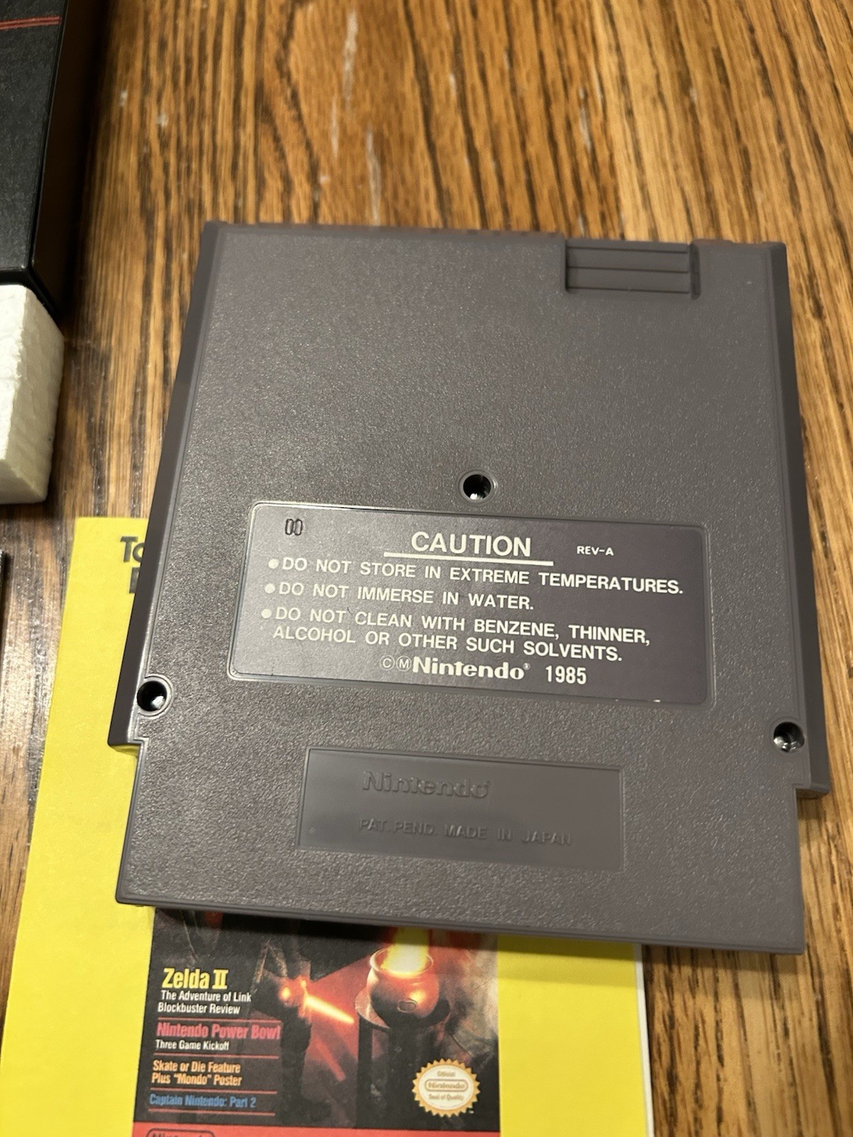 Excitebike (Nintendo NES, 1985) CIB Complete with Box W/ Protector