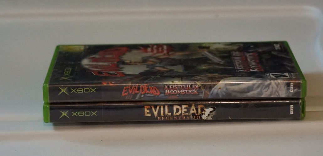 Evil Dead: A Fistful of Boomstick & Regeneration BUNDLE (Xbox) CIB Tested