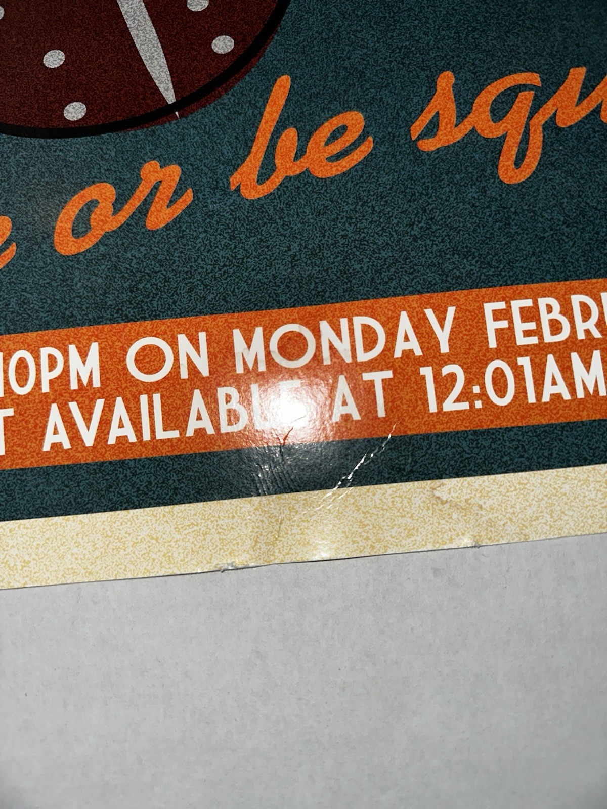 BioShock 2 GameStop Midnight Promo Poster RARE Be There Or Be Square