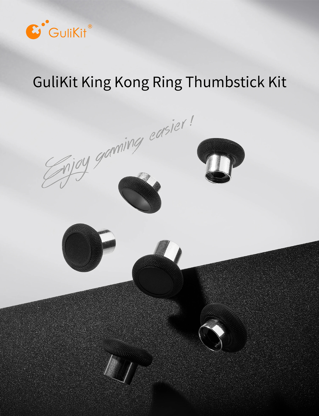 GuliKit KingKong Ring Thumbstick Kit Joystick Cap Analog for Kingkong 2 pro KK3