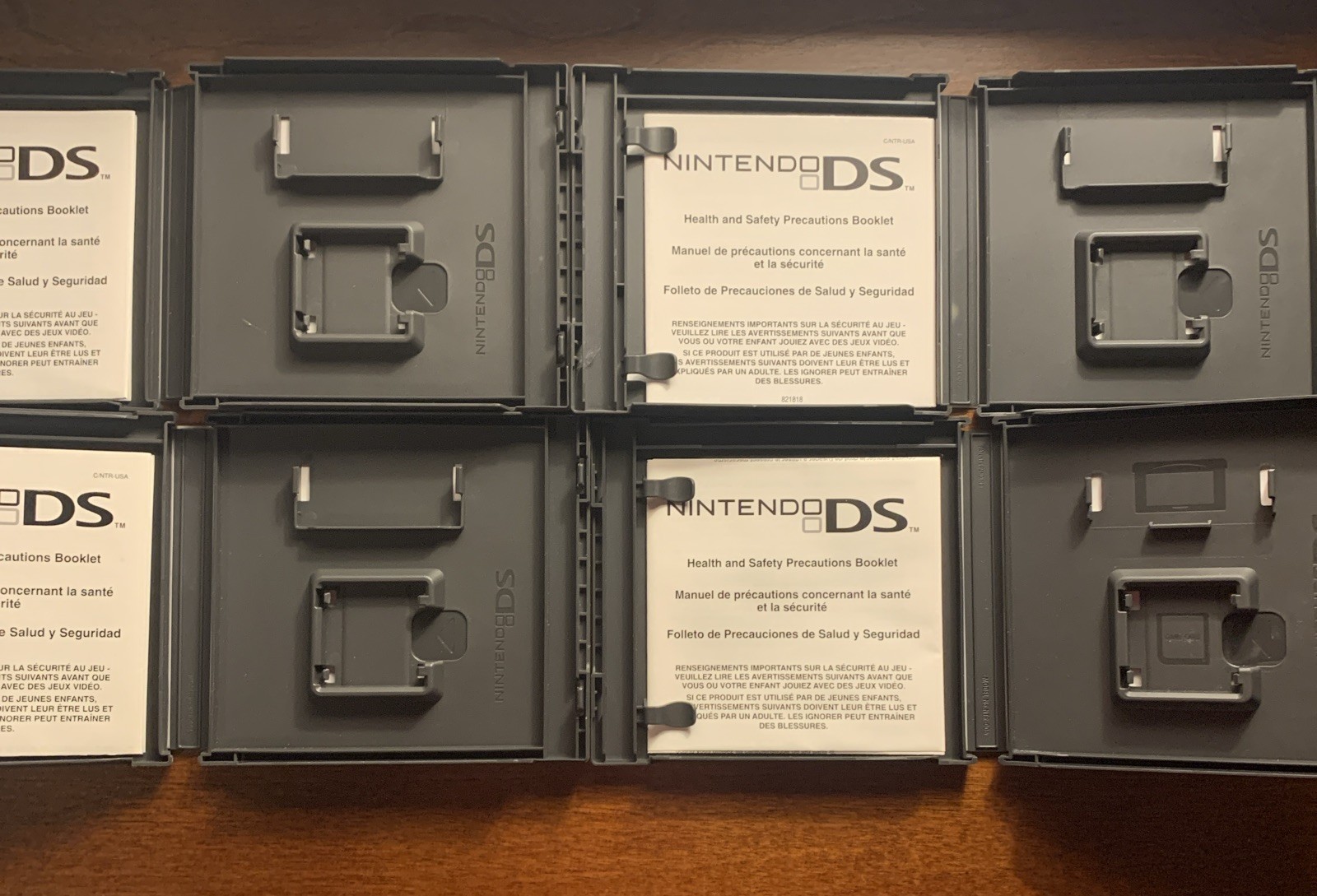 Pokemon White + Black Nintendo DS Replacement *(4) Cases Only NO GAMES – Bundle