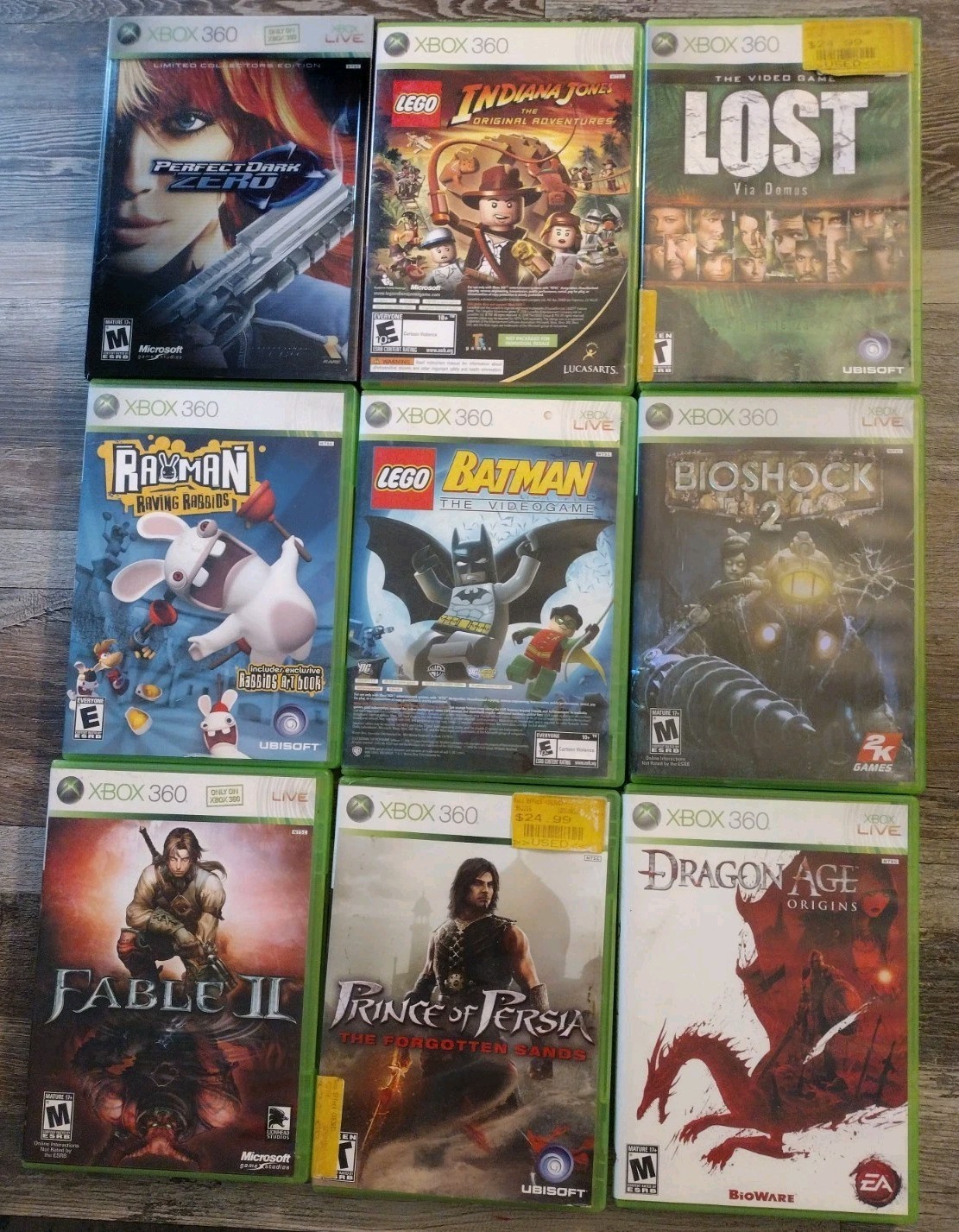 Lot Of 12 Xbox 360 Live Games