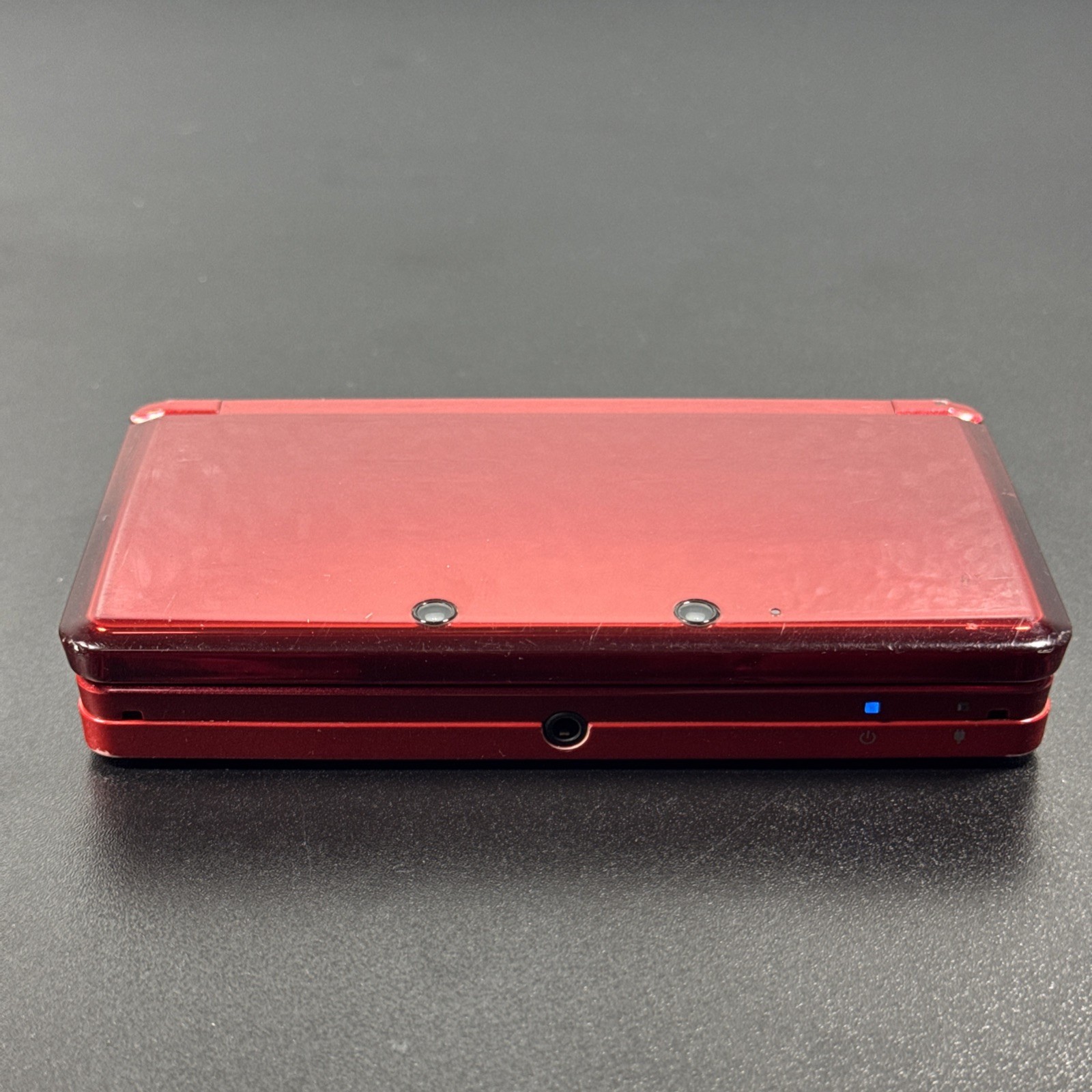 Nintendo 3DS Flame Red 32GB SD Card/game & Carry Case (Tested & Working)