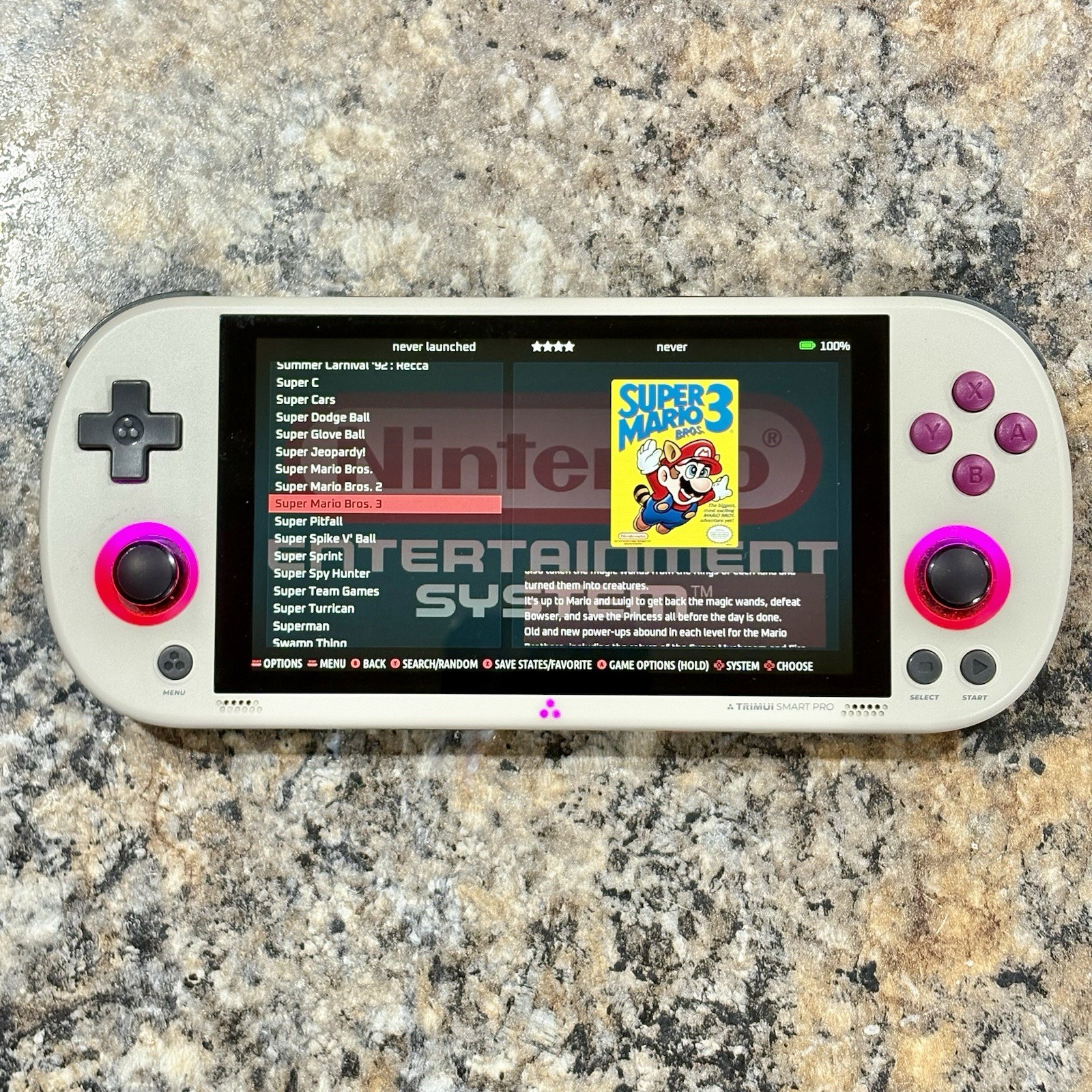 Trimui Smart Pro, Retro Gaming Handheld, New 64GB Card, Loaded Ready To Play