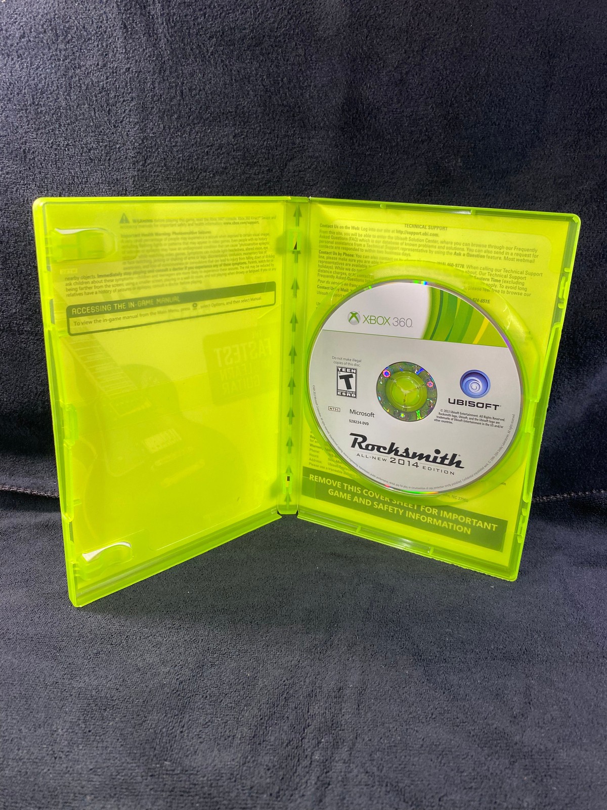 Xbox 360 Rocksmith 2014 Edition Learn Guitar Video Game Better With Kinect